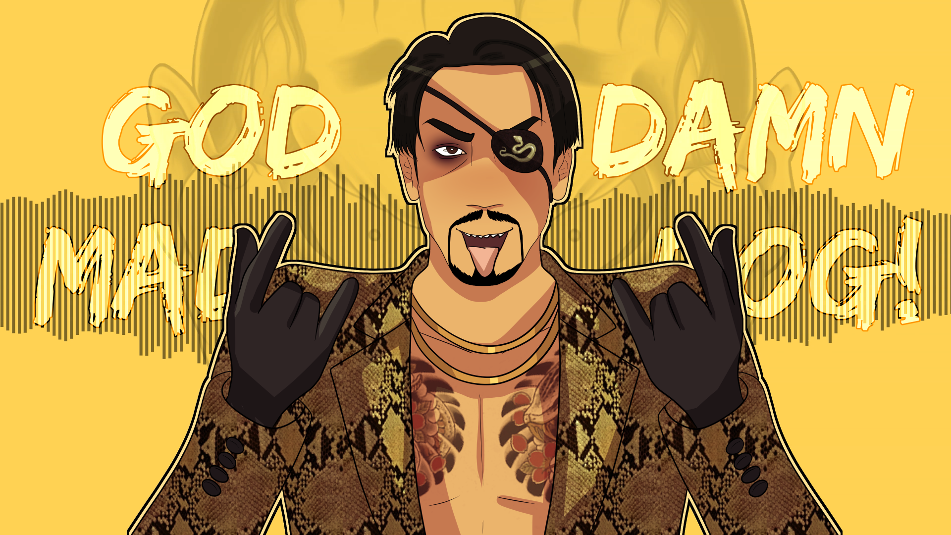 Album cover for Goddamn Mad Dog!