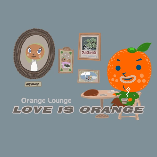 Cover art for LOVE IS ORANGE