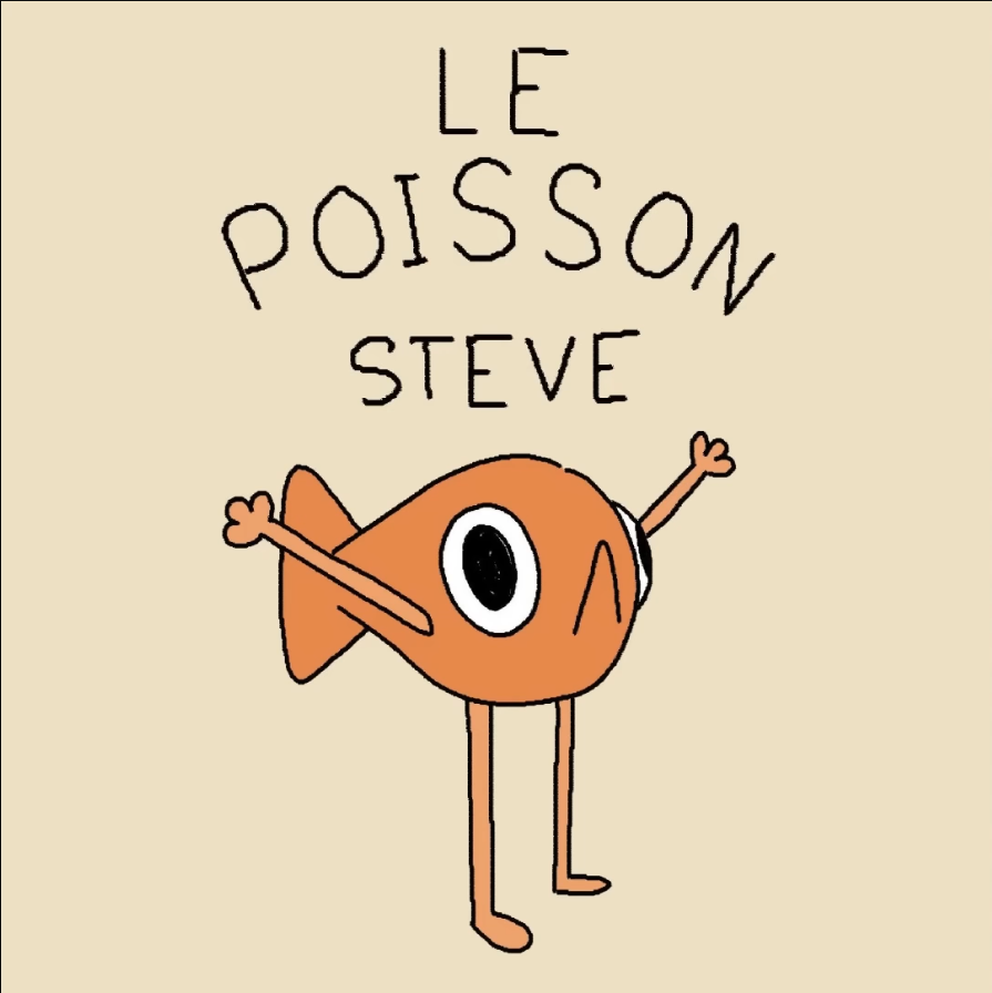 Album cover for le poisson steve
